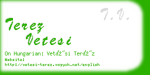 terez vetesi business card